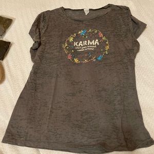 Natural Life Karma Quote T-shirt